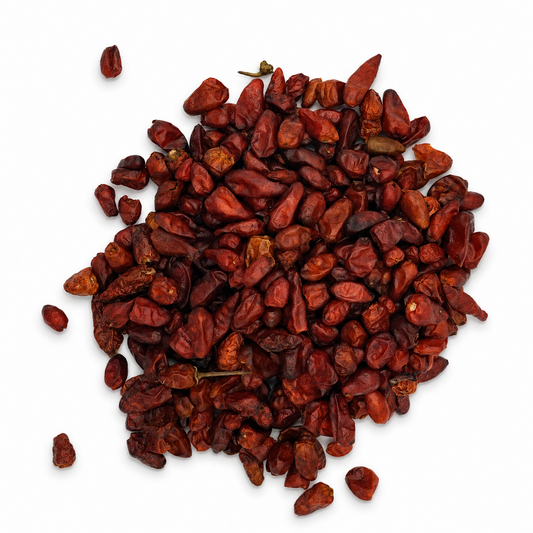 Premium Dried Piquín Chiles close-up – Alma Pura Specialties